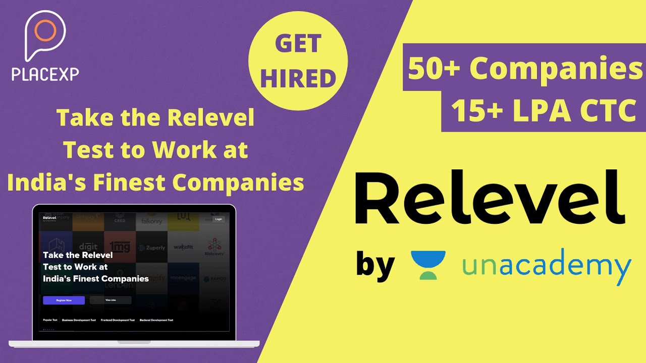 RELEVEL by UNACADEMY | Get Hired at Top Companies | PlaceXP