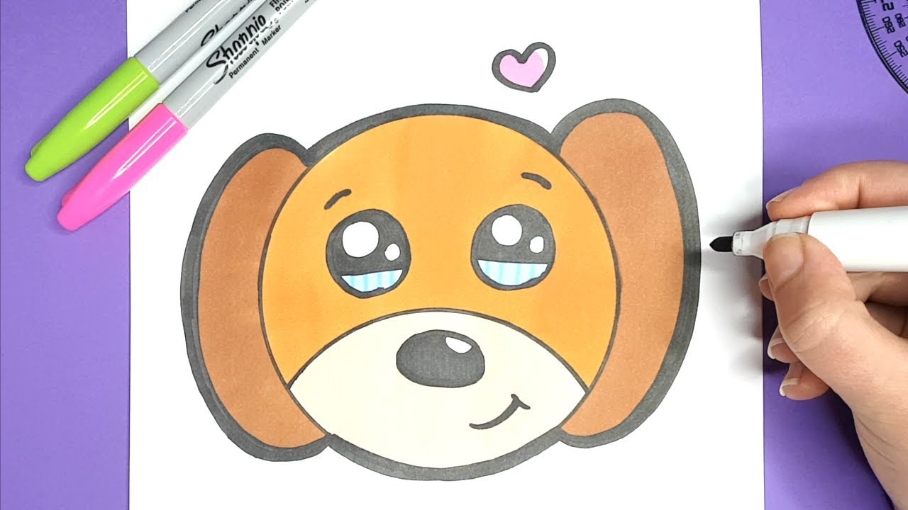 KAWAII BABY HUND SELBER MALEN - EINFACH UND SÜß