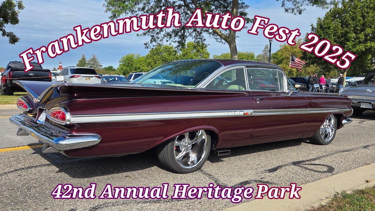 (Part-1) Heritage Park - Frankenmuth Auto Fest 2025 / Classic Car Show