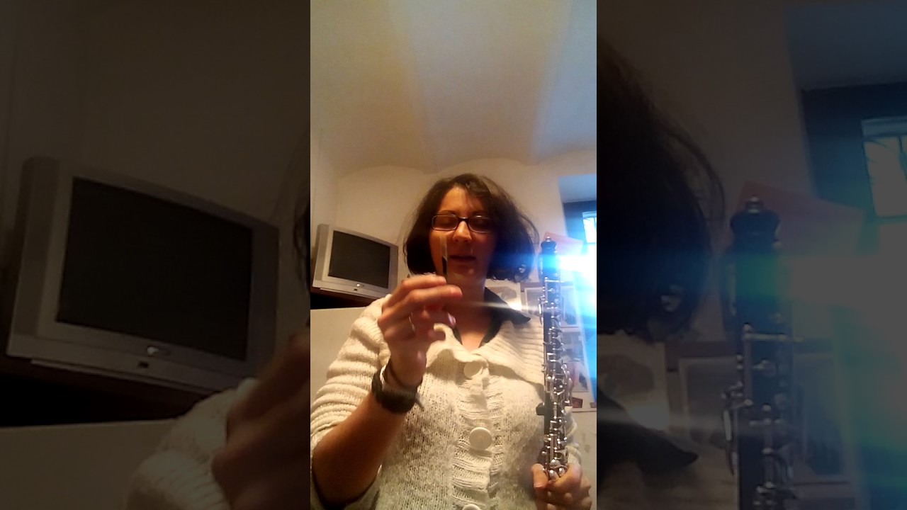 Lezione oboe. Le prime note- oboe lesson