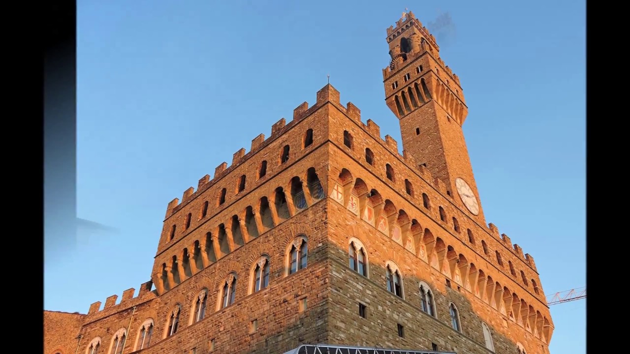 FIRENZE Piazza Signoria Palazzo Vecchio Loggia Orcagna Galleria Uffizi Ponte Vecchio