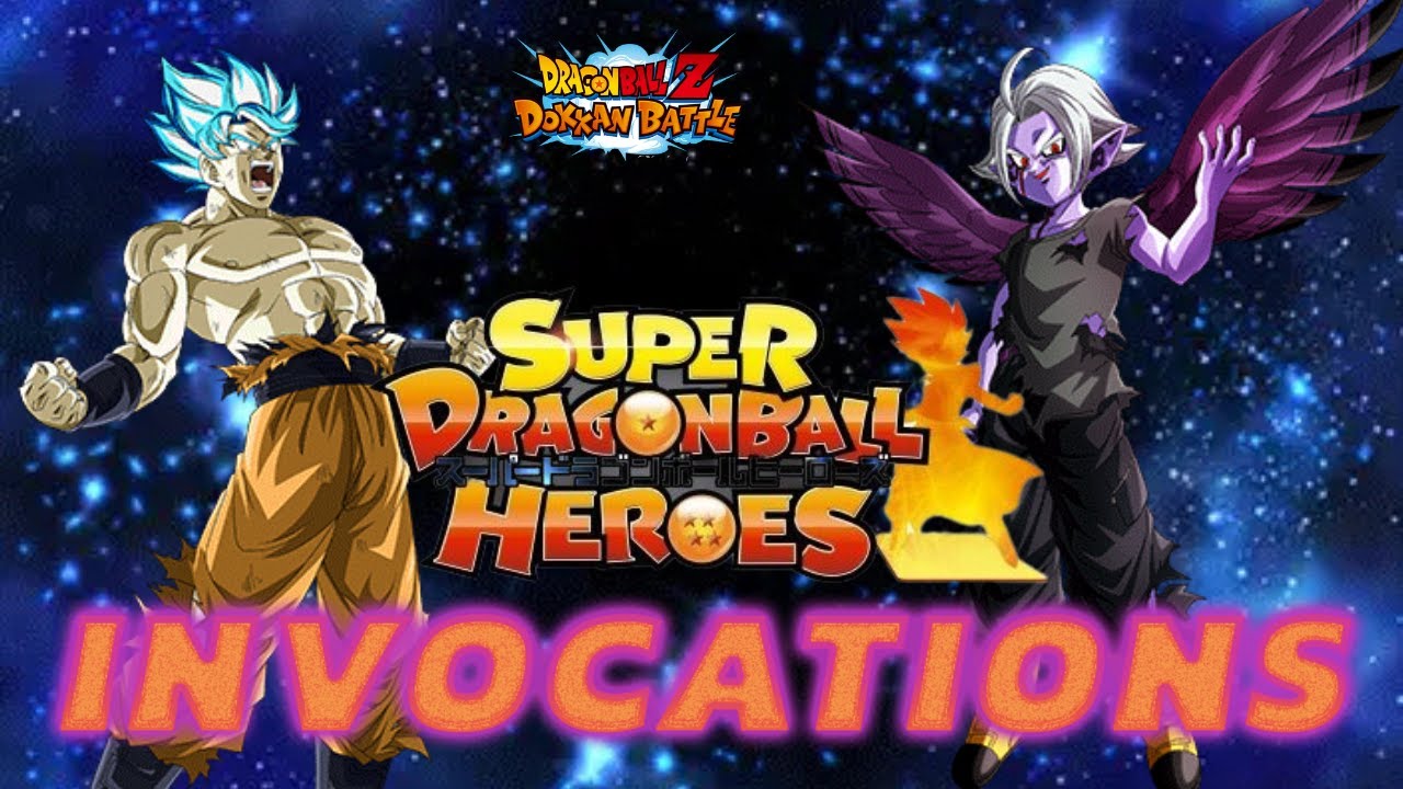 INVOCATION DRAGON BALL HEROES!!!! DOKKAN BATTLE