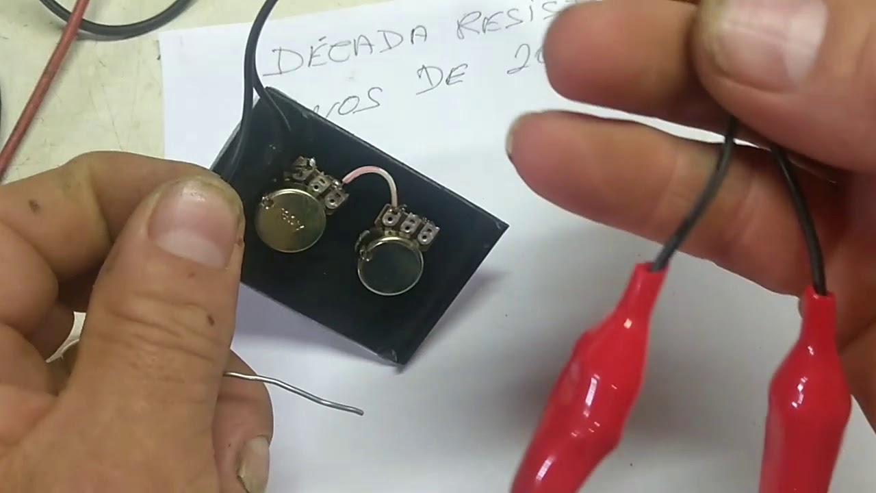 COMO FAZER UMA DÉCADA RESISTIVA VARIÁVEL COM MENOS DE 20 REAIS