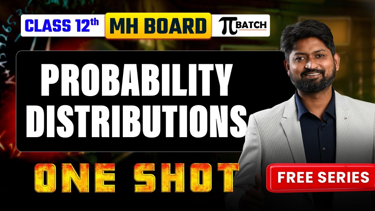 Probability Distribution One-Shot  | Class 12 Maharashtra Board | Complete Chapter | #mhtcet2026