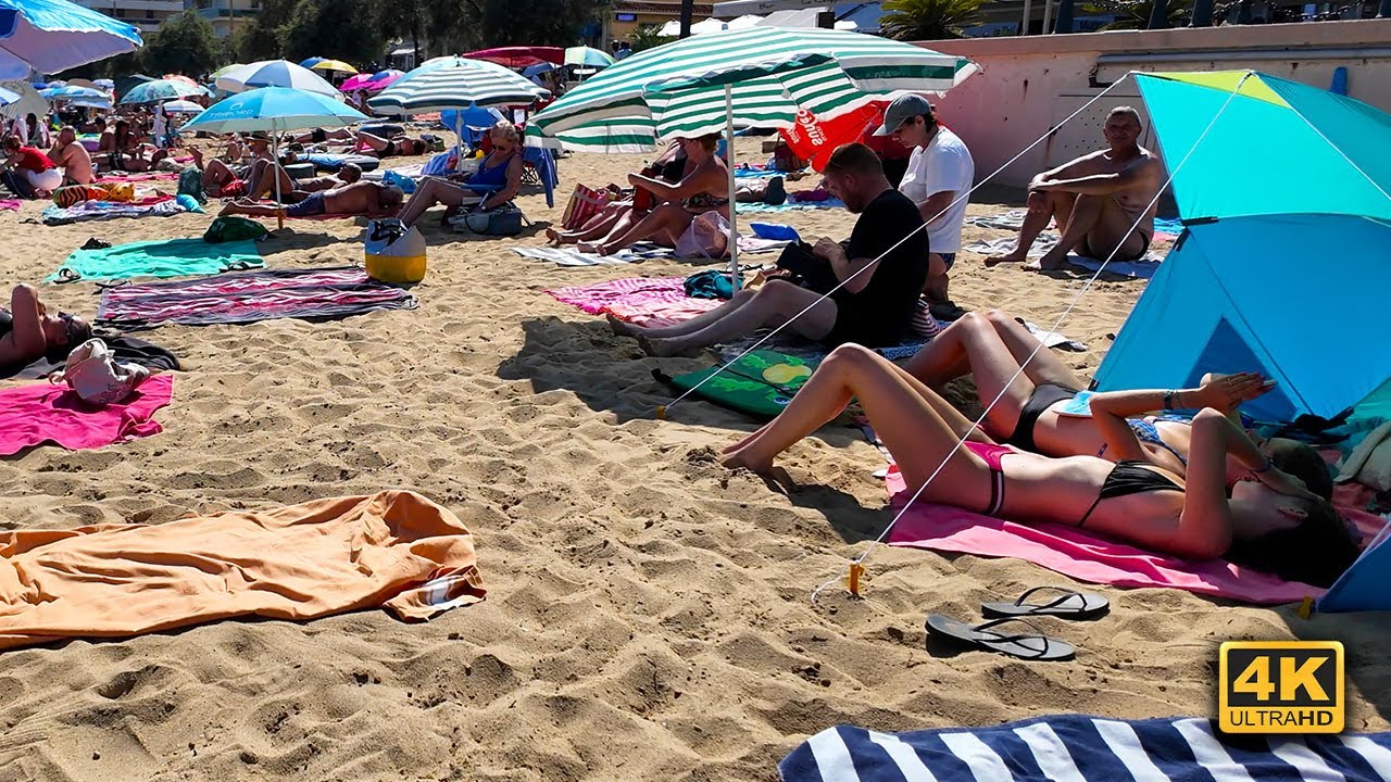 Relaxing Beach Walking — South of France 🇫🇷🏖️ | 4K 60FPS | Real SEA Ambience