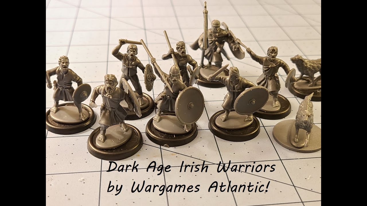 Wargames Atlantic: Dark Age Irish Warriors unboxed, kitbashed, and built!