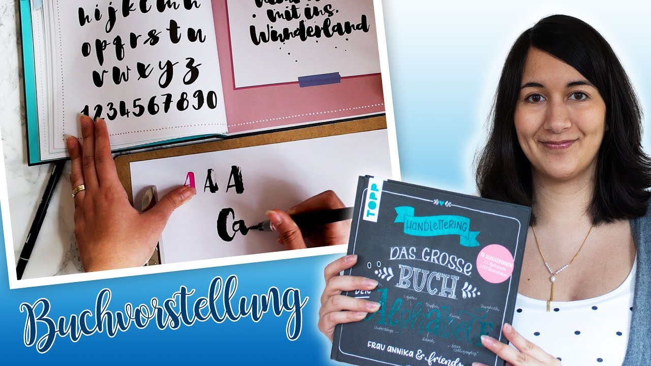 Handlettering Buchvorstellung  - Frau Annika -  Das große Buch der Alphabete