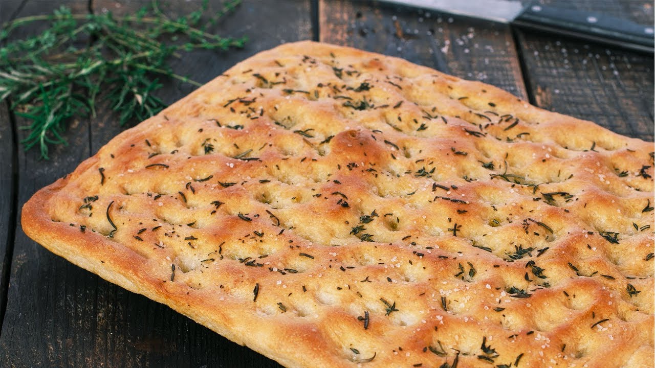 Classic Focaccia - Italian Focaccia Bread