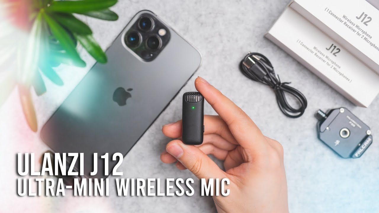 Ultra Mini Dual-channel Wireless Microphone for Vlogging -  Ulanzi J12 Review