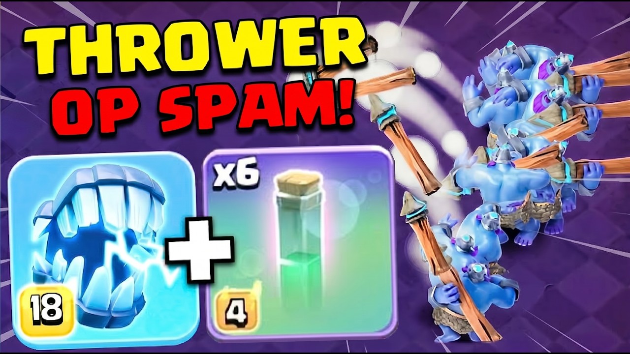 The Ultimate TH18 Attack Stratergy! | DD Charge With Throwers #clashofclans