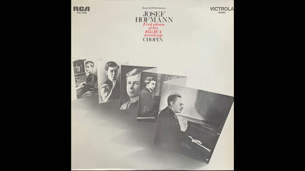 Josef Hofmann plays Chopin Nocturne Op. 27 No. 2  Studio (1935) New HQ Transfer