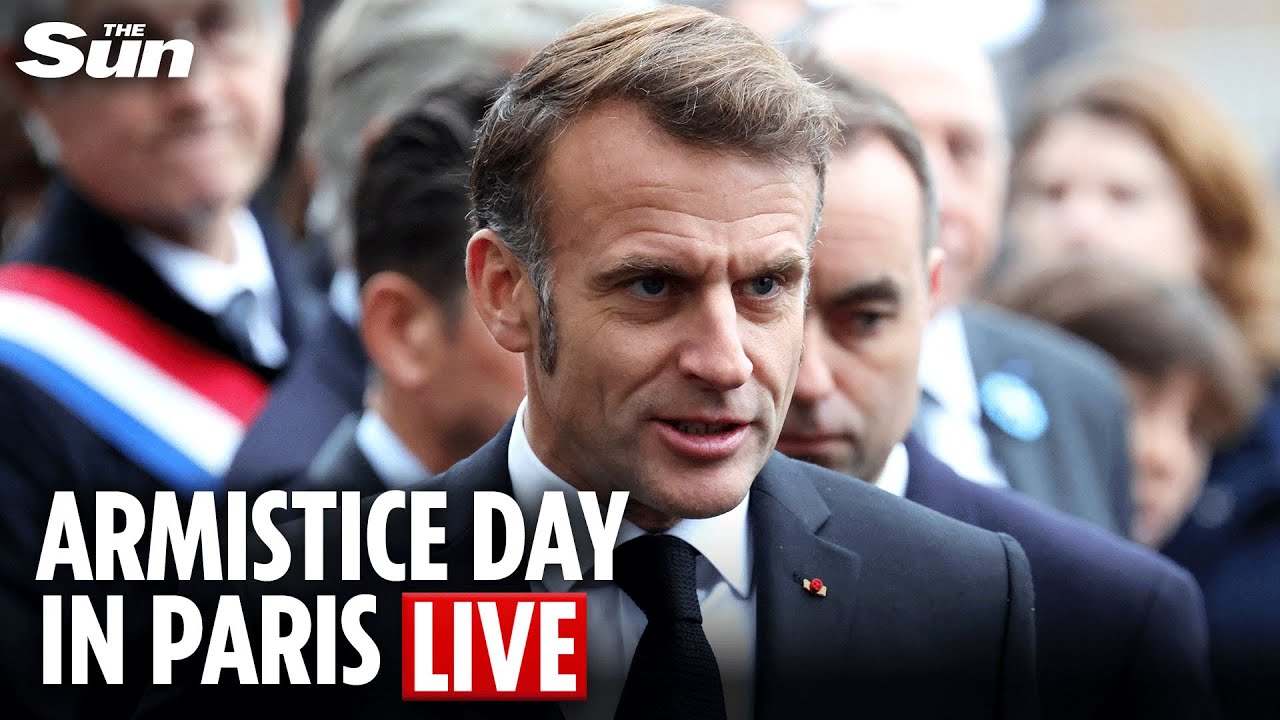 LIVE: French President Emmanuel Macron attends WWI Armistice ceremony in Paris