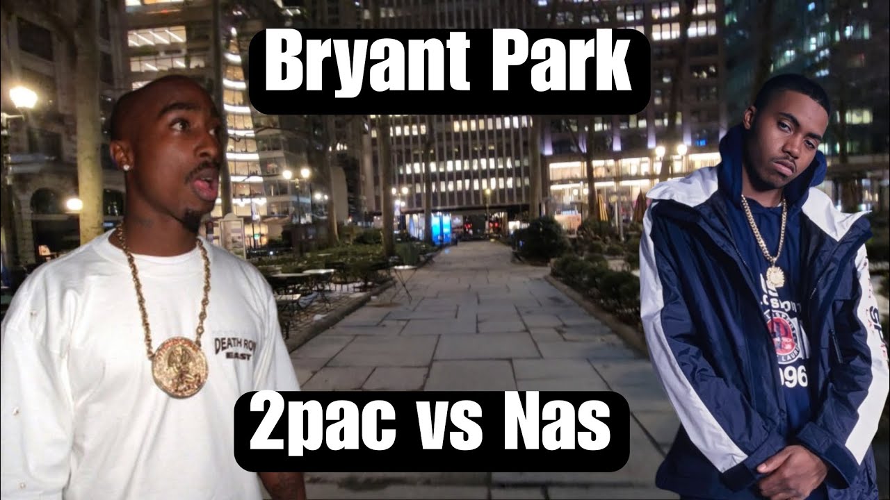 Bryant Park Tupac And Nas Encounter After MTV Music Awards New York City Location (1996)