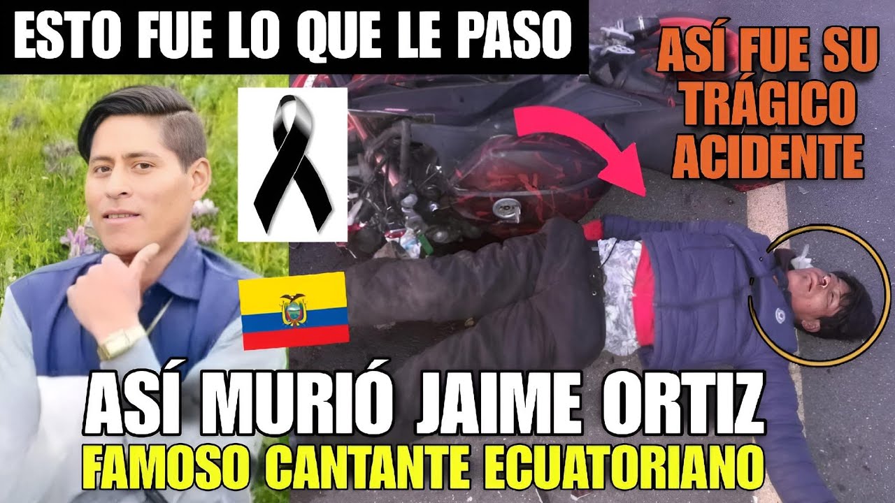 LUTO EN TODO EL ECUADOR, PASO HOY!! FALLECIÓ JAIME ORTIZ FAMOSO CANTANTE ECUATORIANO EN ALAUSÍ