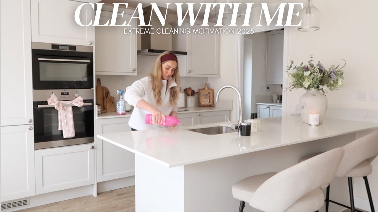 SPRING CLEAN WITH ME 🧼 || extreme cleaning motivation 2025
