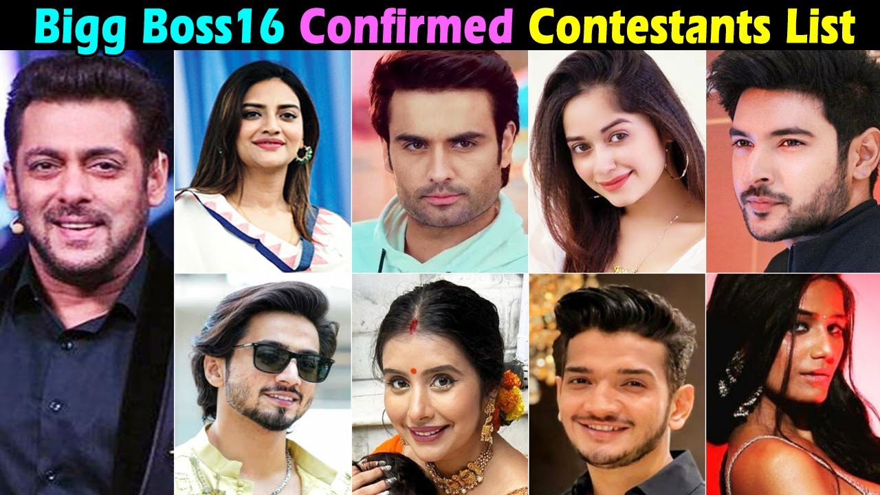 Bigg Boss 16 Confirmed Contestants List out now
