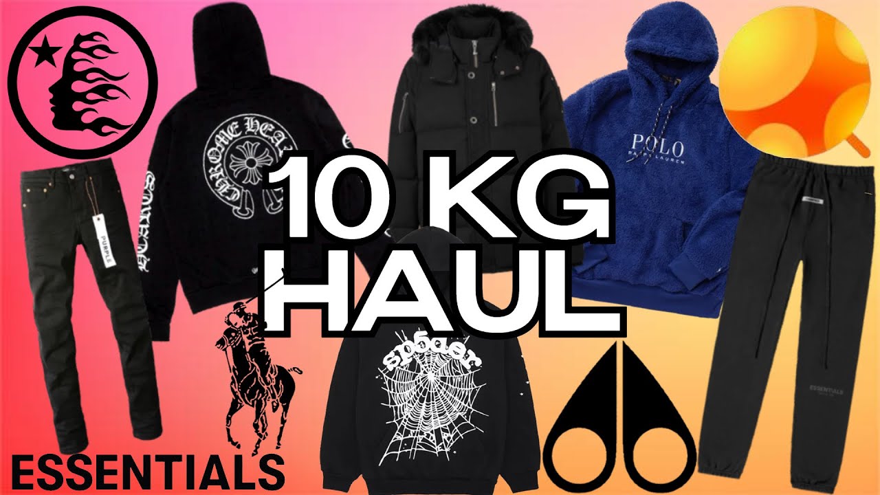 10KG SUGARGOO HAUL! Cheap Items | Rep alternative?(Sp5der, Moose Knuckles, Essentials, Polo, & MORE)