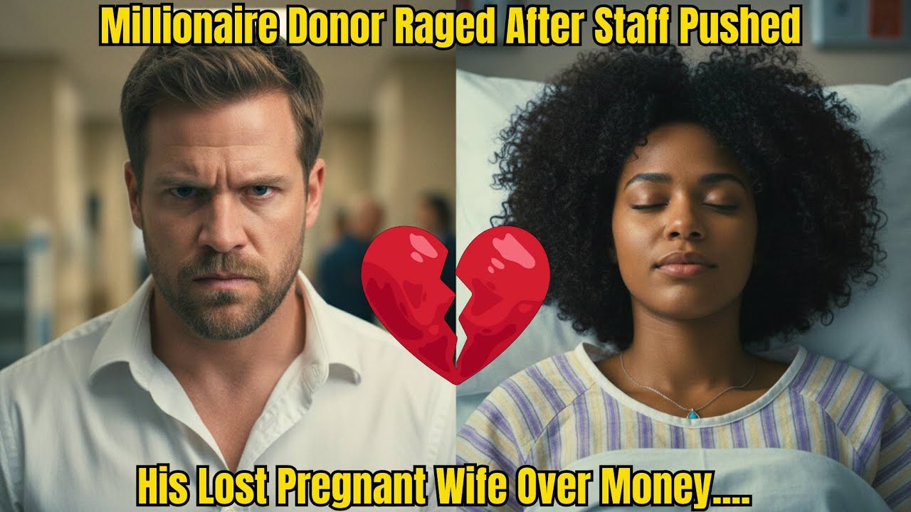 Millionaire Donor Raged After Staff Pushed His Lost Pregnant Wife Over Money....