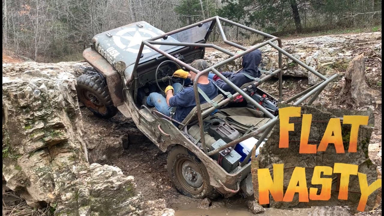 Willys Flatfender Jeeps @ Flat Nasty Off-road - Jadwin, MO