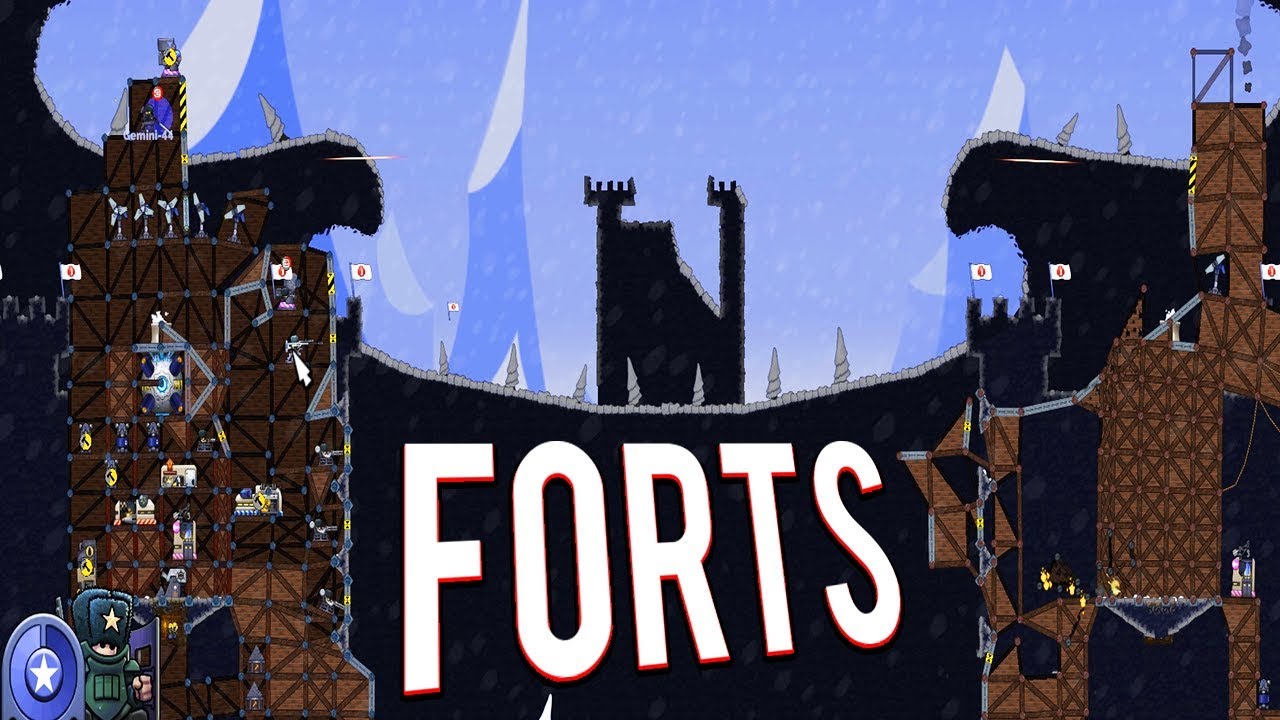 MASSIVE CASTLE WARS! LASERS AND CANNONS - FORTS MULTIPLAYER