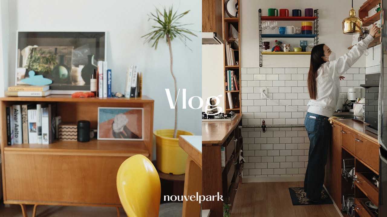 Vlog. 쇼룸 같은 부암동 혈육의집 룸투어, 길고양이 집 짓기, room tour