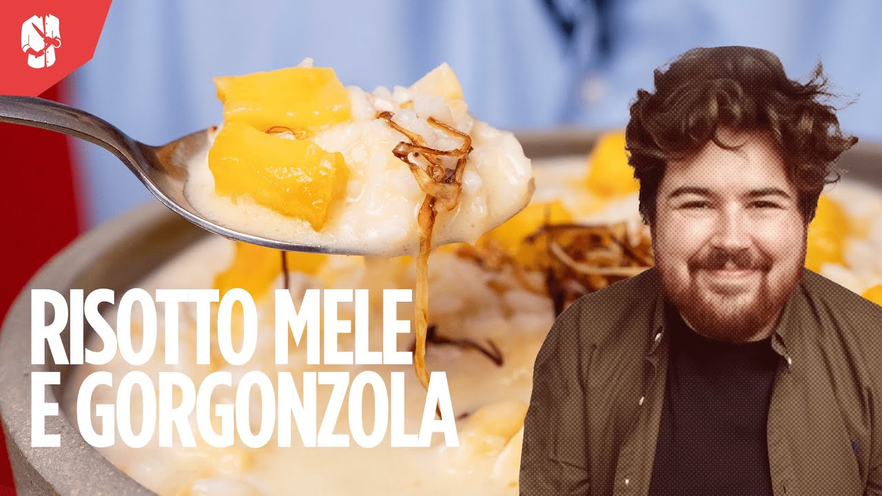 Risotto mele, gorgonzola e zafferano | CHEF in CAMICIA