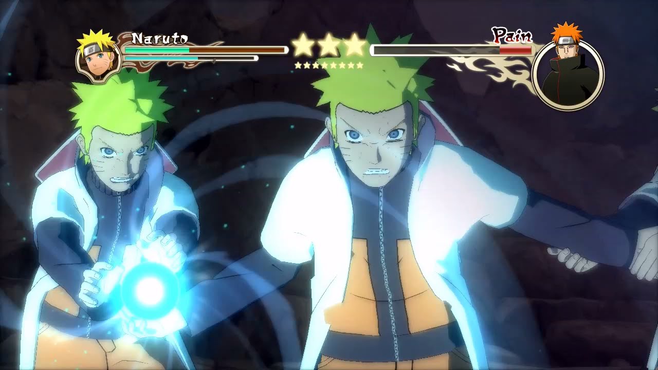 Naruto Ultimate Ninja Storm 2 MOD (60 FPS) Hokage Naruto vs Pain Boss Battle Character Swap