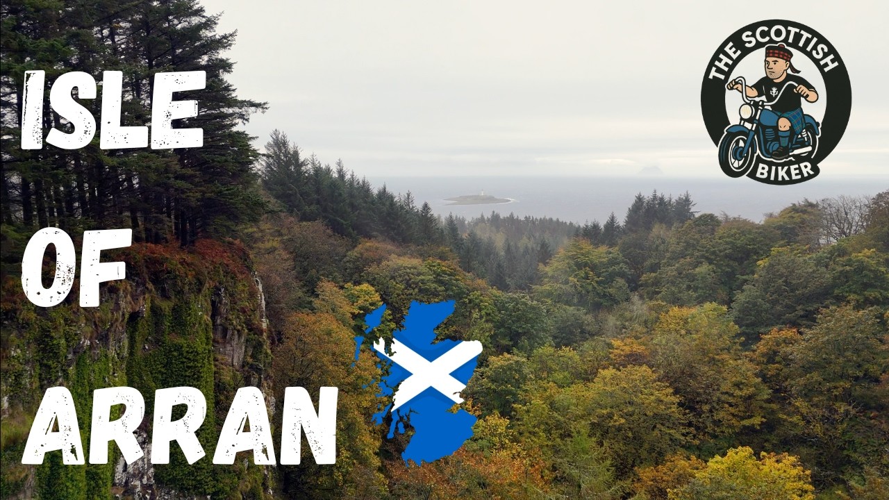 My Triumph Tiger Falls on the Ferry! 😬 | Riding Around the Isle of Arran, Scotland