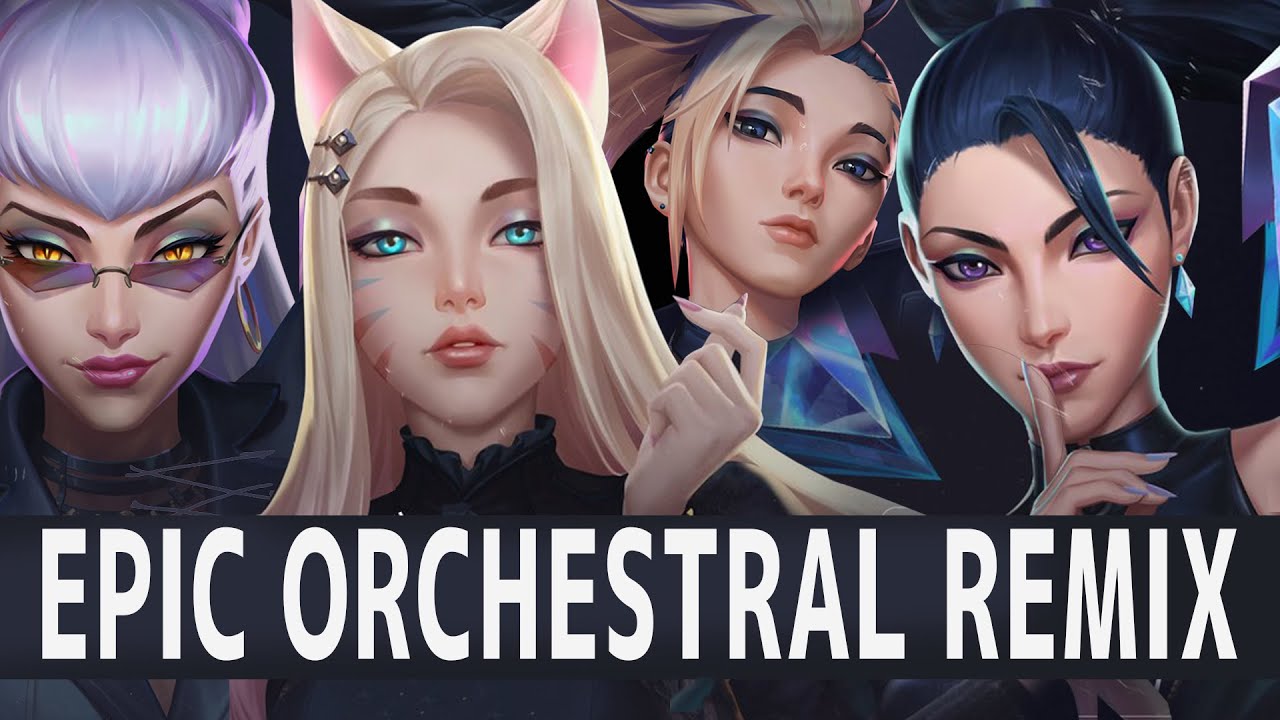 K/DA - THE BADDEST (Orchestral Version) with Lyrics