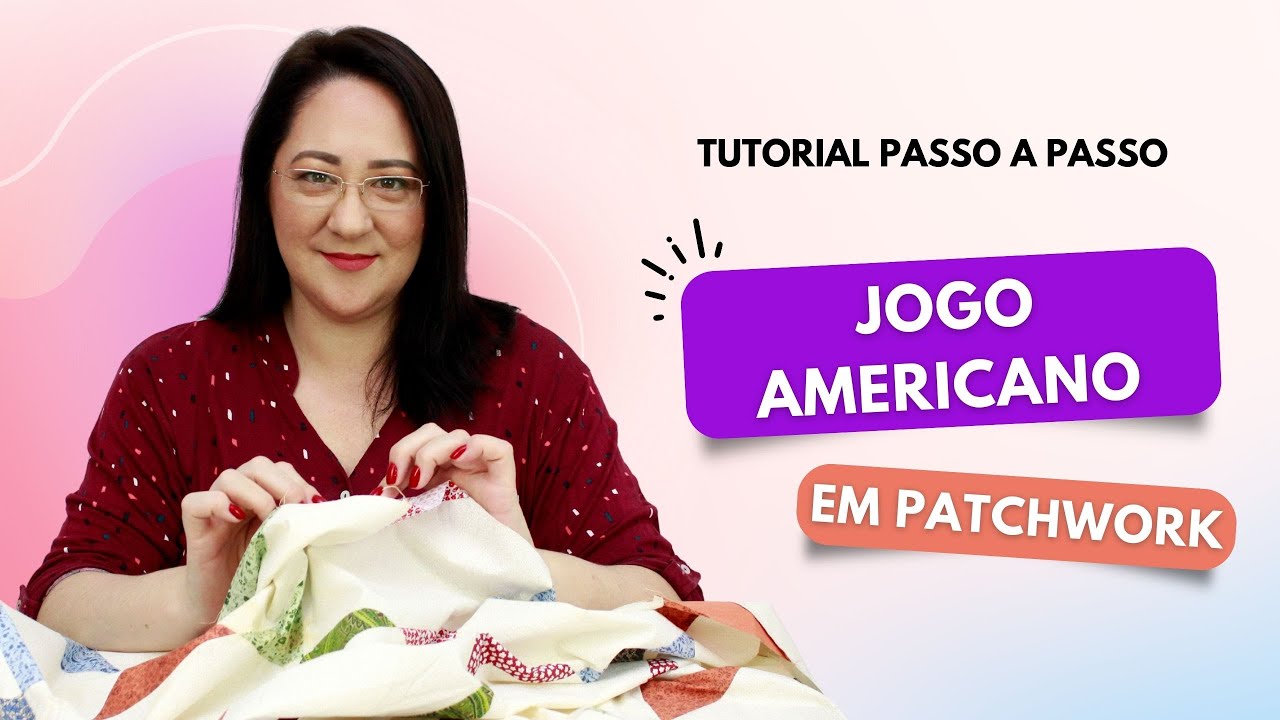 Jogo Americano F&aacute;cil em Patchwork