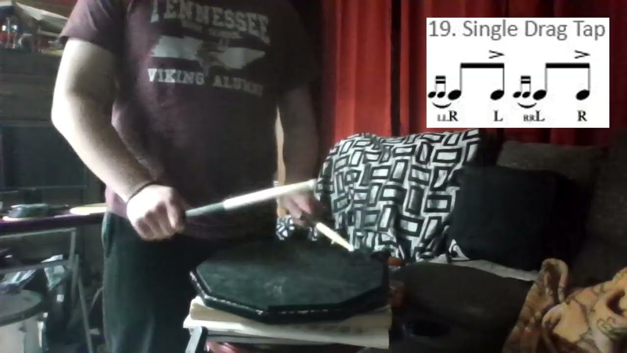 The 26 N.A.R.D Rudiments (18-26: Drags)