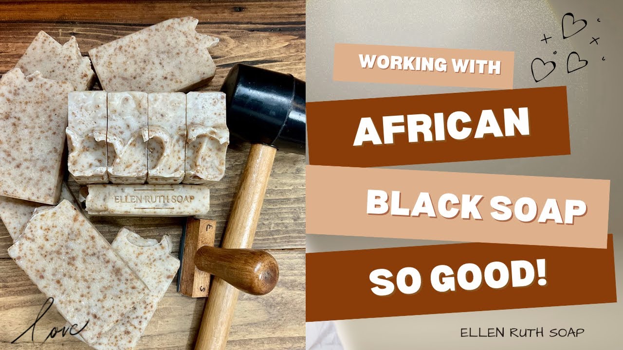 Working with African Black Soap pt. 2 - So Good I had to Make it Again 🖤 #soap #sogood