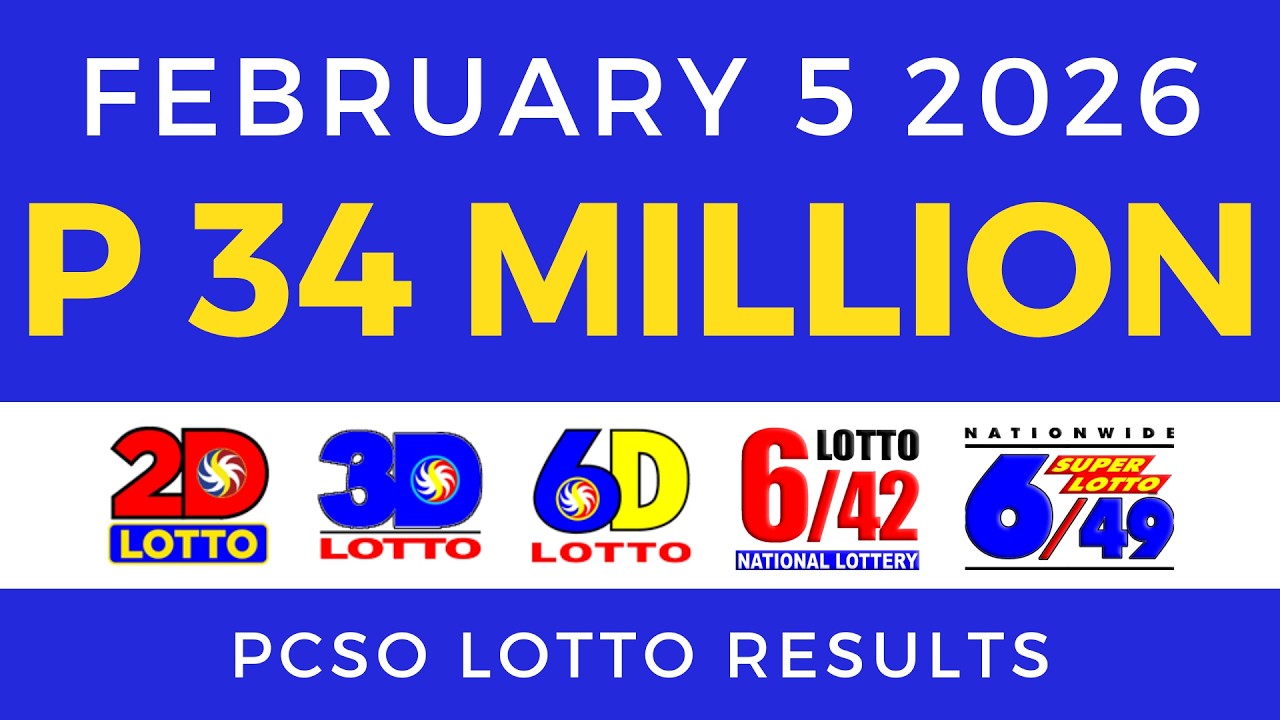 Lotto Result Today 9pm February 5 2026 PCSO