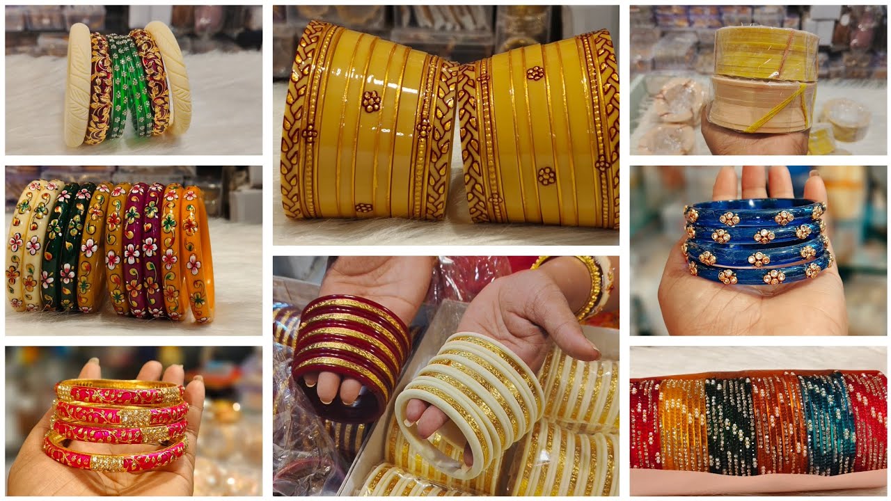 Rajputi rajwadi chura kada aanwala gokhru bangadi mini chura Cristal bangles ka ek new collection 🥳