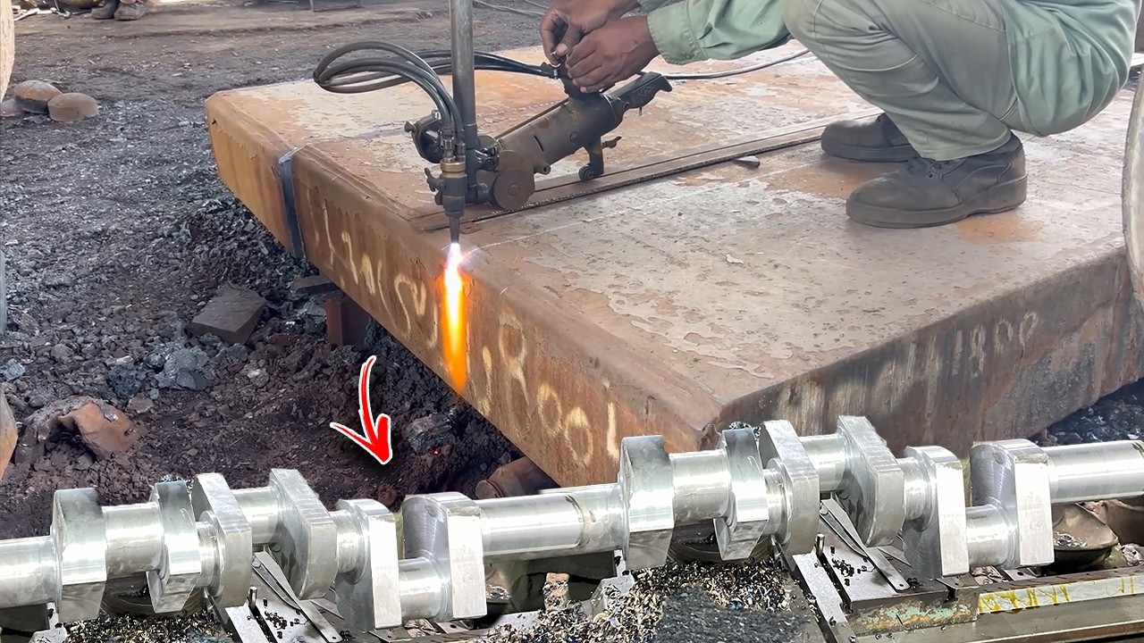 Incredible Forgining & Machining process of Compressor Crankshaft with 100yrs old Technology