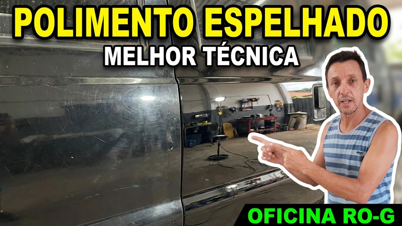 COMO POLIR CARRO E ESPELHAR AO MESMO TEMPO.