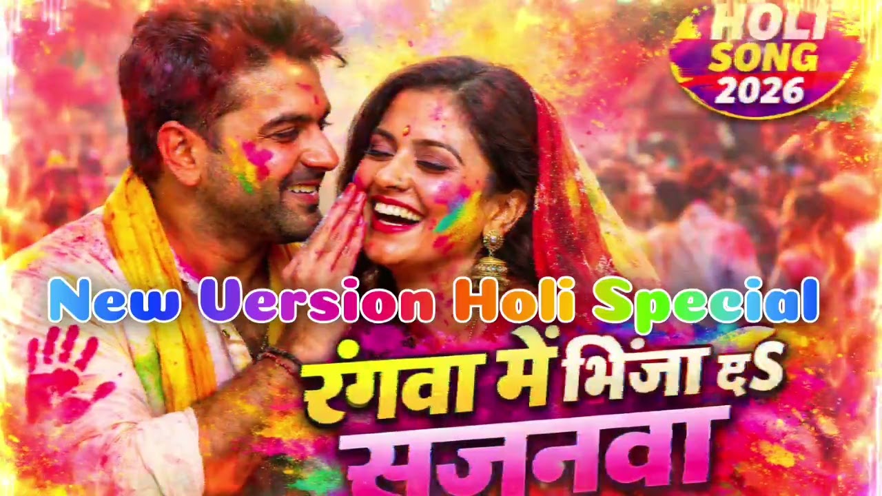 रंगवा में भिजा द सजनवा | New Bhojpuri Holi Song 2026 | Holi Special Romantic DJ Song