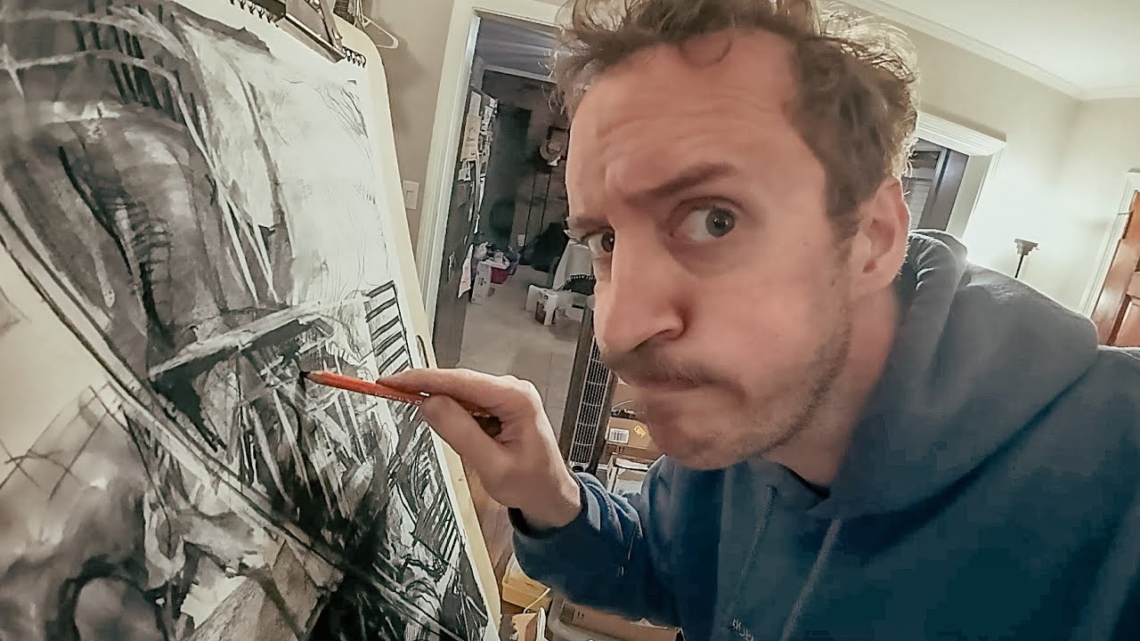 How to do Abstract Art with Pencil and Charcoal!