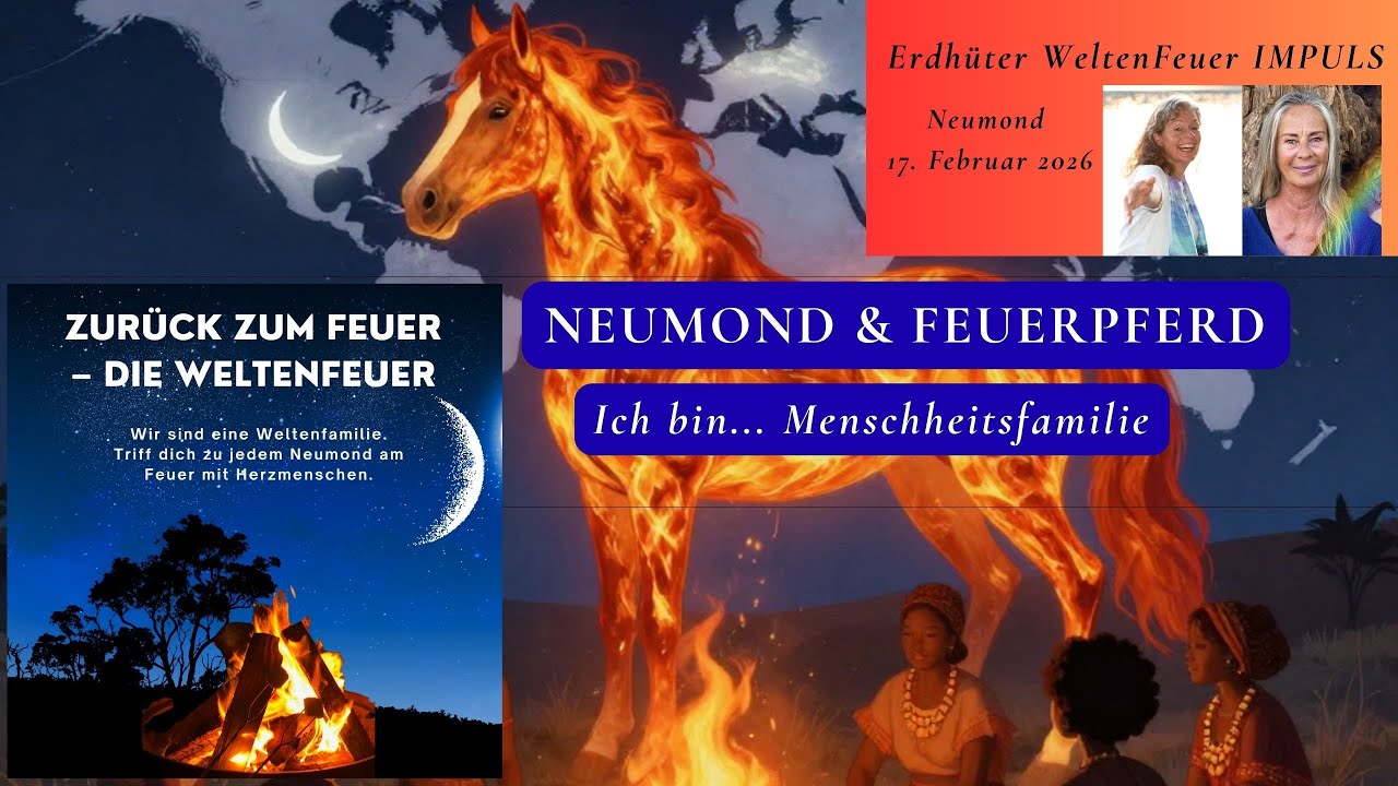 Neumond & Feuerpferd - ICH BIN...Menschheitsfamilie