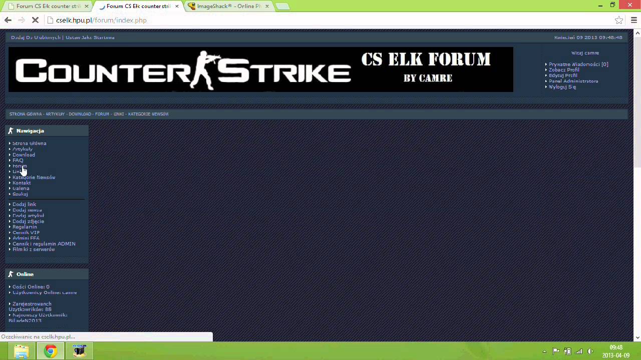 Poradnik nr1. Jak wrzucić SS na forum www.cselk.hpu.pl