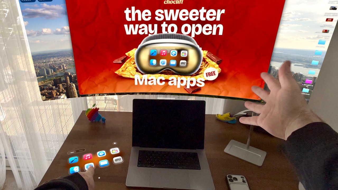 UAKTUALNIONY WYŚWIETLACZ WIRTUALNY Vision Pro MAC dzięki tej aplikacji