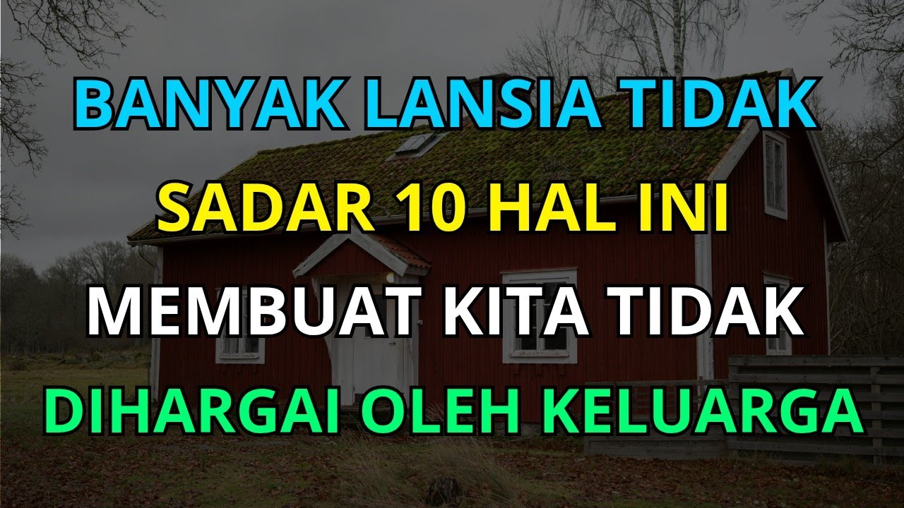 10 Hal yang Membuat Seseorang Tidak Dihargai oleh Keluarga Sendiri di Usia Tua