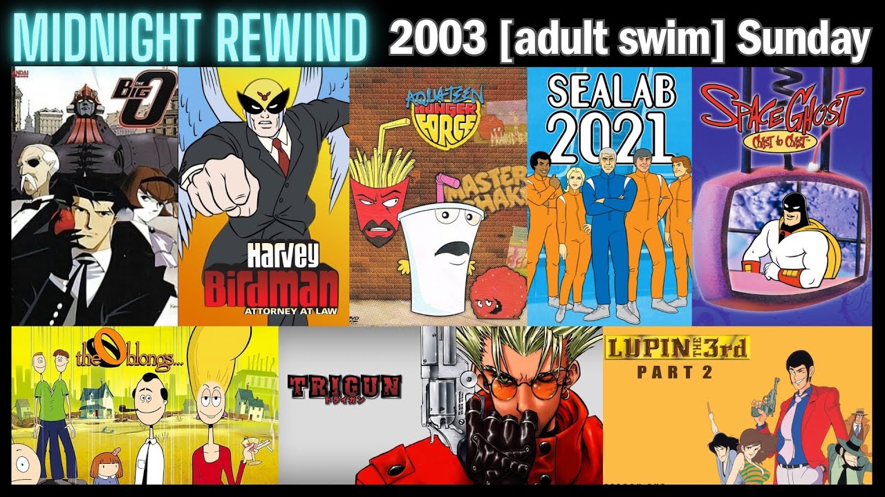 Midnight Rewind | Adult Swim Sunday 8.10.2003 Recreated Broadcast (check desc)