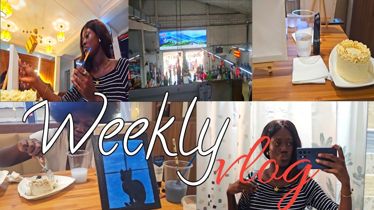 WEEKLY VLOG | Eat & Paint + China mall run 