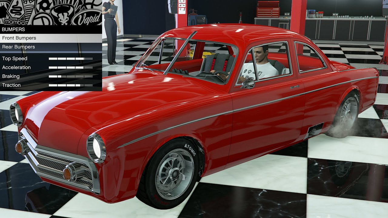 GTA 5 - Past DLC Vehicle Customization - Vapid Clique (Custom 1951 Ford Club Coupe)