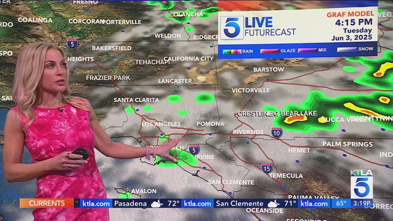 Severe storms move into Southern California