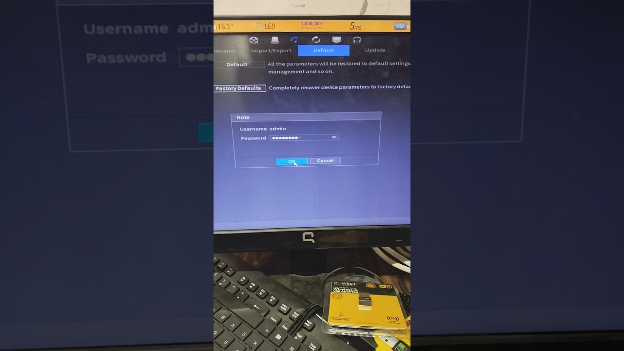 How to factory default reset dahua dvr | dahua dvr hard reset #shorts #dahua #cctv #viral #2025