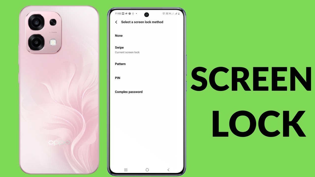 oppo a6 pro 5g screen lock setting | oppo a6 pro 5g me lock kaise lagaye