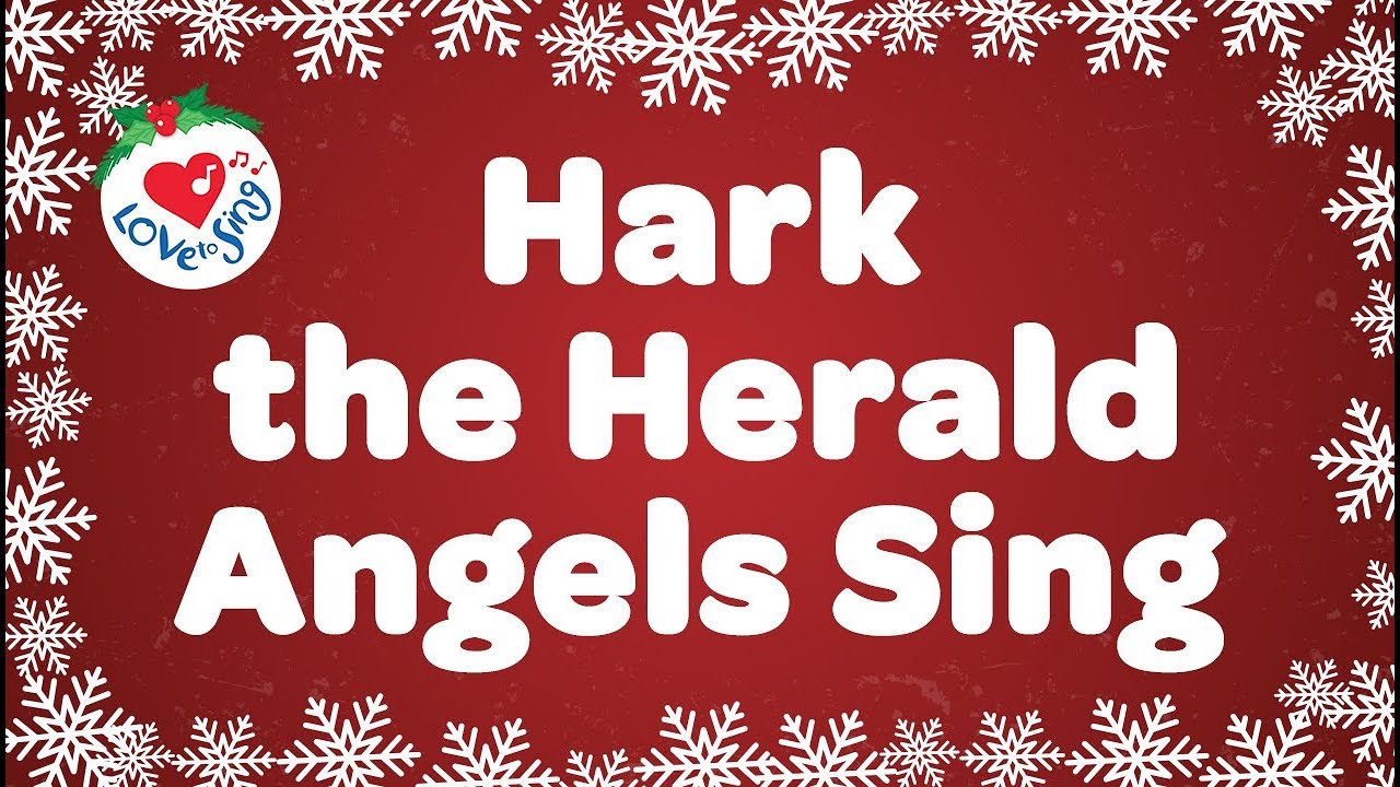 Hark the Herald Ангелы поют с текстами песен | Рождественская песнь и песня