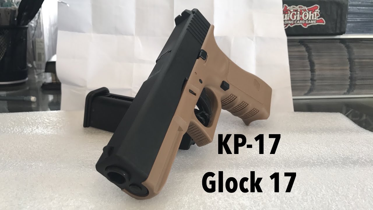 KJW KP-17 (Обзор Glock 17) бежевая версия!